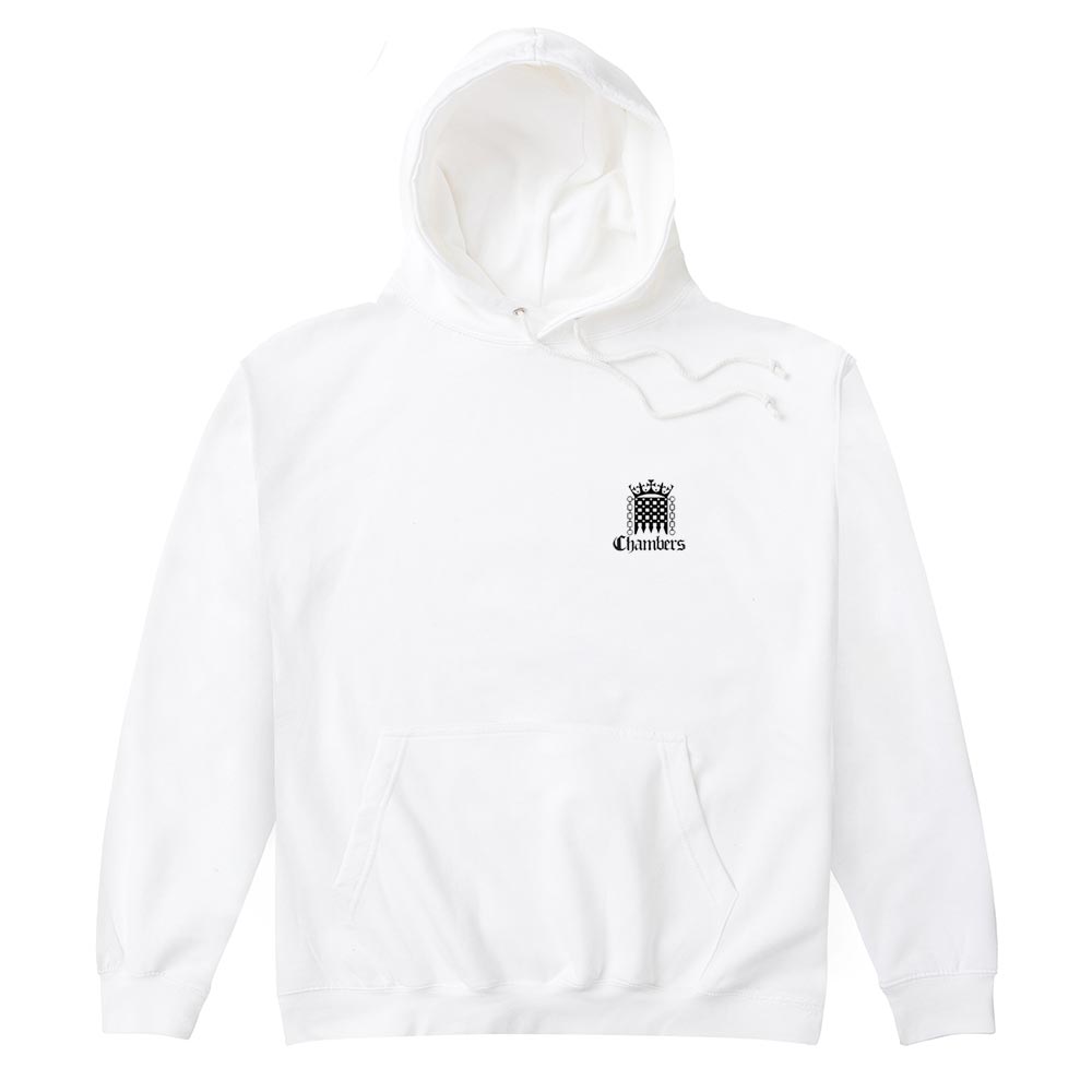 Front Print Logo Hoodie - Black Print