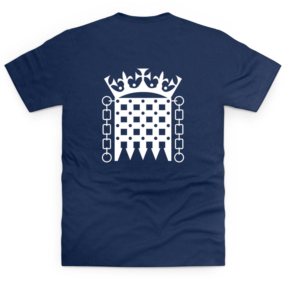 Double Print Logo T Shirt - White Print