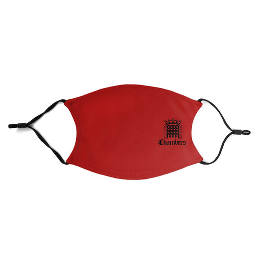 White Red Facemask
