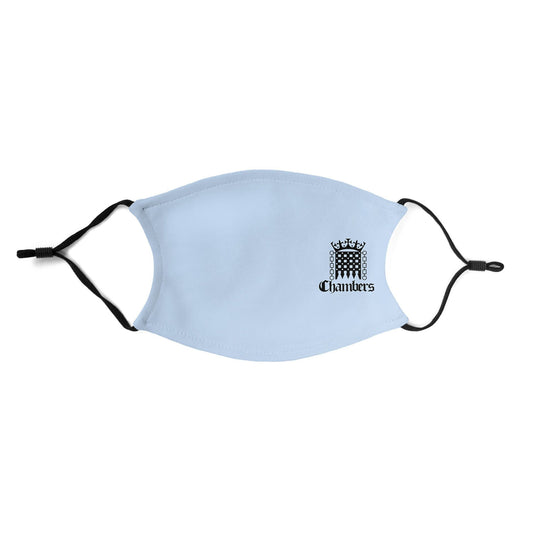 White Blue Face Mask