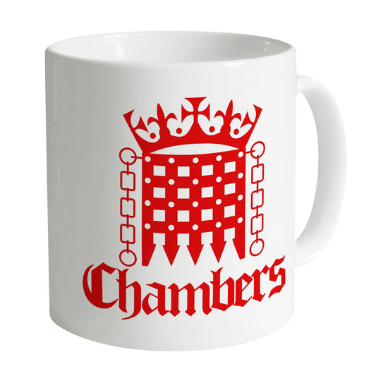 White Proppa Cuppa - Red Print