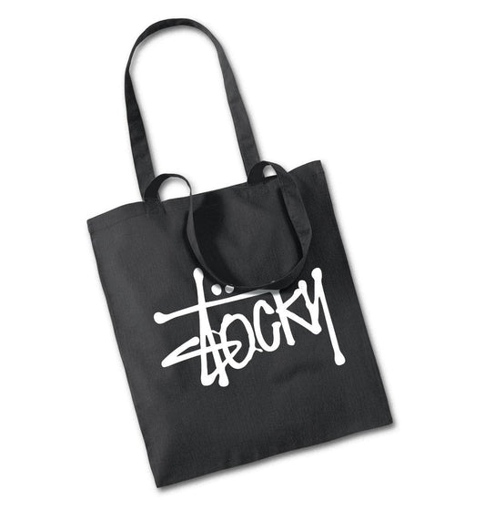Stocky Tote - White Print